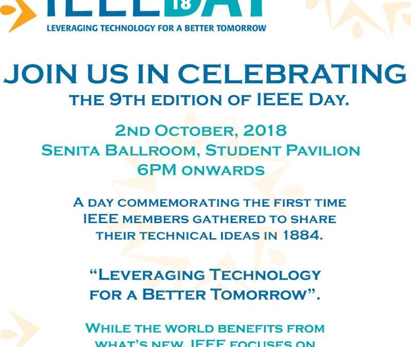 IEEE Day 2018 Celebration
